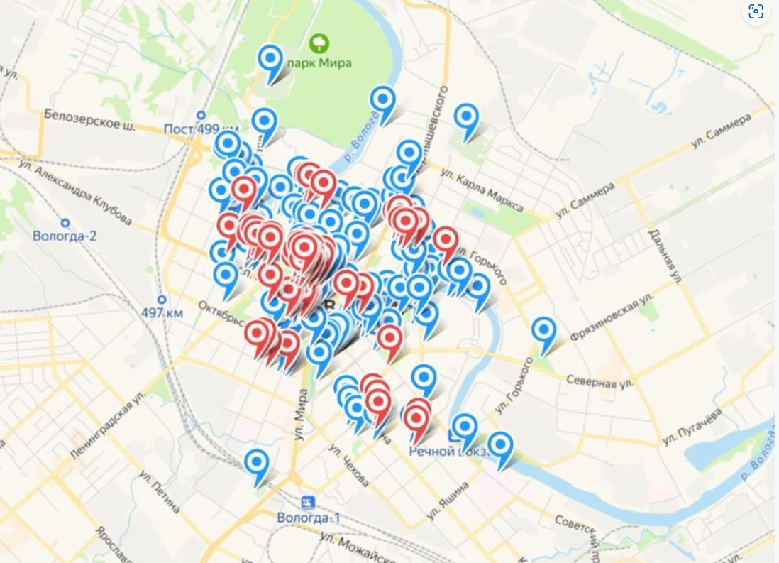 В Вологде появилась интерактивная карта объектов культурного наследия