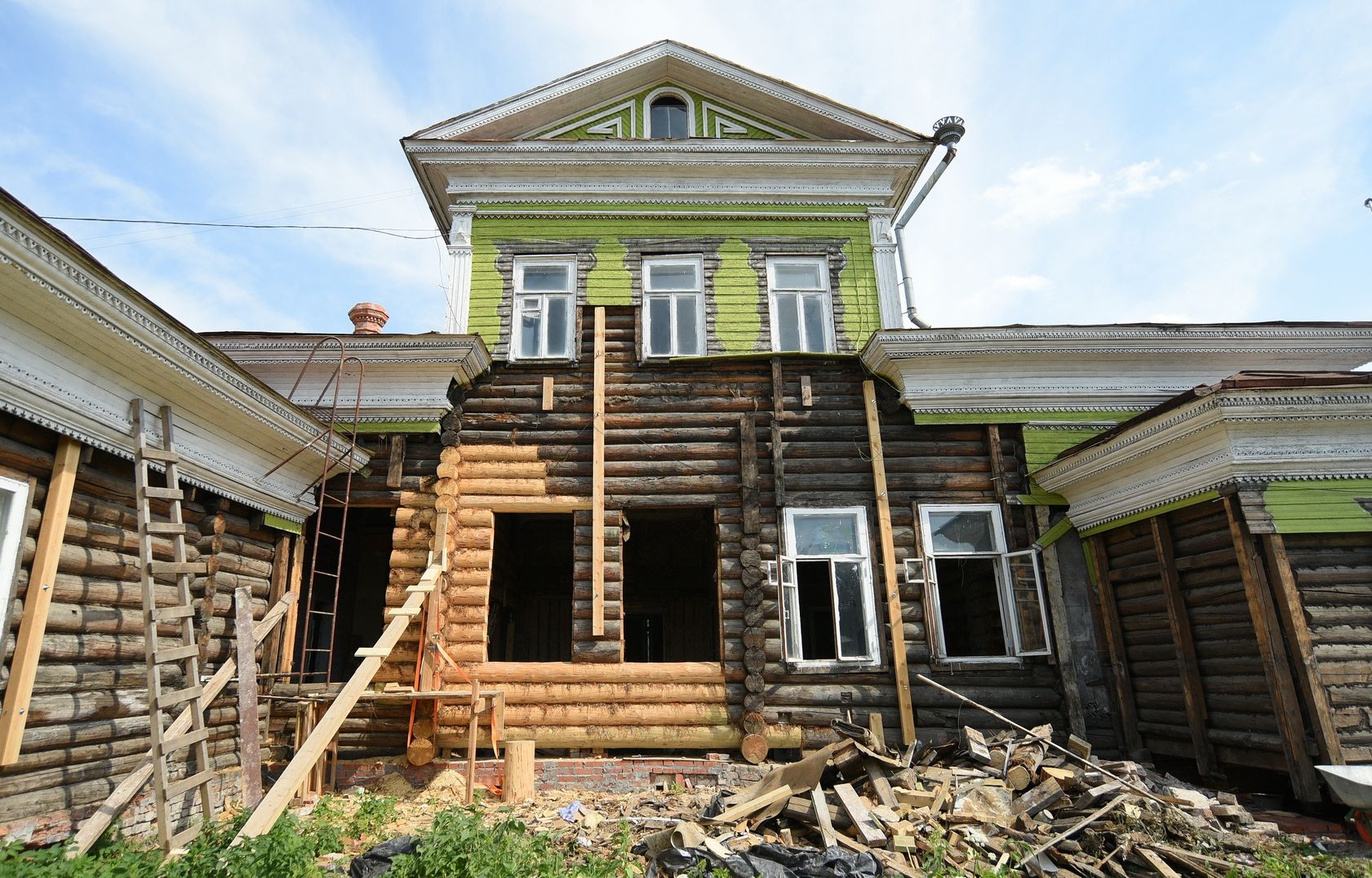 Почти на 90% сохранен оригинальный сруб дома Засецких – самого старого сохранившегося деревянного здания в Вологде
